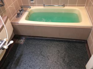 ユニットバス床修繕
