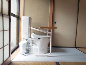 和室にトイレ設置